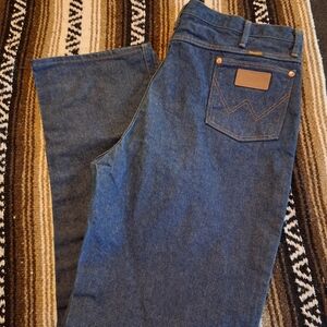 Wrangler Blue Relaxed Fit Denim Jeans